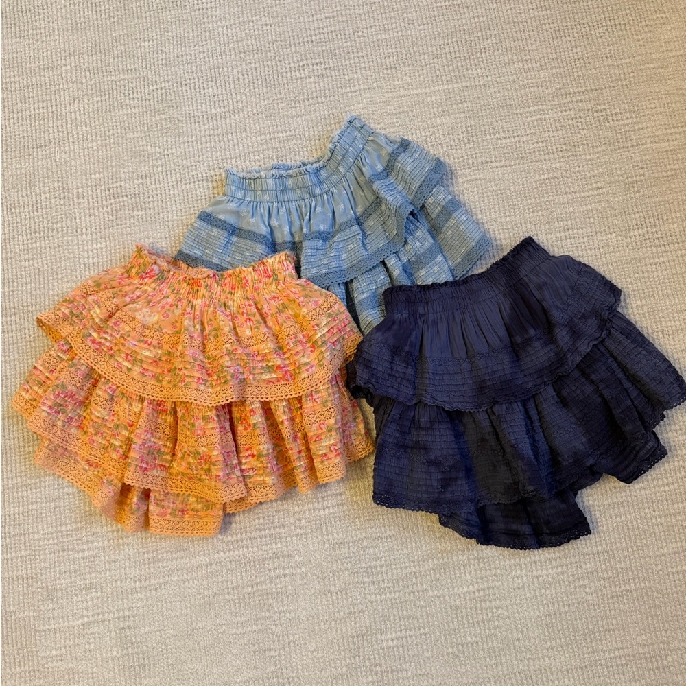 Aerie Multicolor Tiered Skirts Set